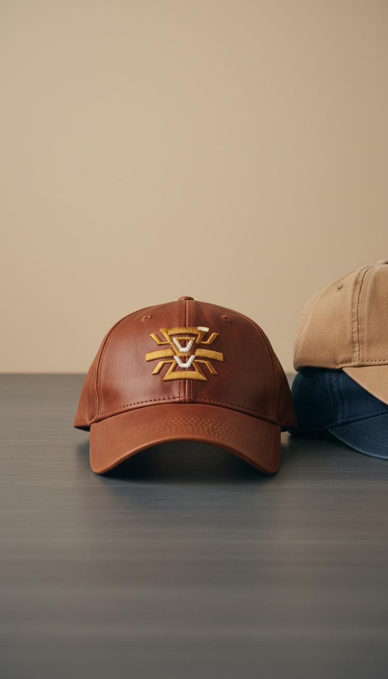 Leather Brown Premium Richardson 112 Cap